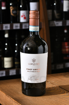 Corvezzo Pinot Grigio Delle Venezie - вино Корвеццо Пино Гриджо Делле Венецие 0.75 л белое сухое
