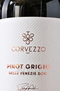 Corvezzo Pinot Grigio Delle Venezie - вино Корвеццо Пино Гриджо Делле Венецие 0.75 л белое сухое