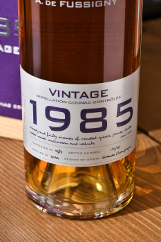 A. de Fussigny Vintage Collection - коньяк А де Фуссиньи Винтаж Коллексьон 1985 год 0.7 л в д/у
