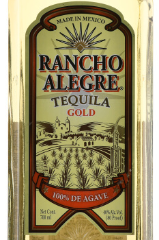 Rancho Alegre Gold - текила Ранчо Алегре Голд 0.7 л