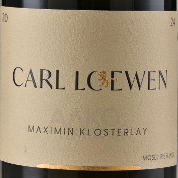 Riesling Maximin Klosterlay Carl Loewen - вино Рислинг Максимин Клостерлай Карл Лёвен 0.75 л белое полусухое