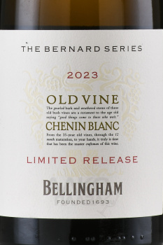 Bellingham The Bernard Series Old Vine Chenin Blanc - вино Беллингем Бернард Сириез Олд Вайн Шенен Блан 0.75 л белое сухое