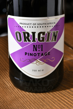 Origin Pinotage №1 - вино Ориджин Пинотаж №1 0.75 л красное сухое