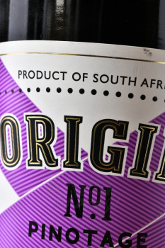Origin Pinotage №1 - вино Ориджин Пинотаж №1 0.75 л красное сухое
