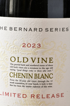 Bellingham The Bernard Series Old Vine Chenin Blanc - вино Беллингем Бернард Сириез Олд Вайн Шенен Блан 0.75 л белое сухое