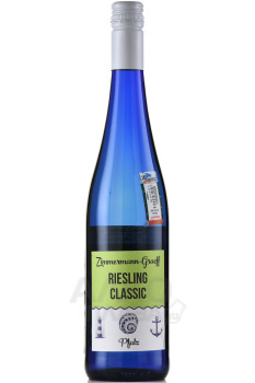 Riesling Classic Zimmermann-Graeff & Muller - вино Рислинг Классик Циммерманн-Графф и Мюллер 0.75 л полусухое белое