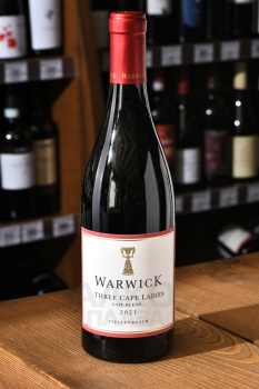 Warwick Estate Three Cape Ladies - вино Ворвик Эстейт Фри Кейп Лейдис 0.75 л красное сухое