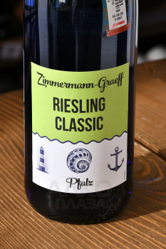 Riesling Classic Zimmermann-Graeff & Muller - вино Рислинг Классик Циммерманн-Графф и Мюллер 0.75 л полусухое белое