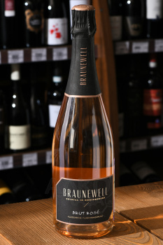 Braunewell Brut Rose - вино игристое Брауневелл Брют Розе 0.75 л розовое брют