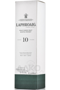 Laphroaig 10 Years Old - виски Лафройг 10 лет 1 л в п/у