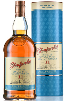 Glenfarclas 11 Years Old - виски Гленфарклас 11 лет 1 л в тубе