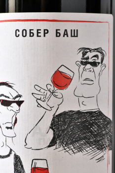 Вино Трезвая голова Каберне Фран+Каберне Совиньон 0.75 л красное сухое