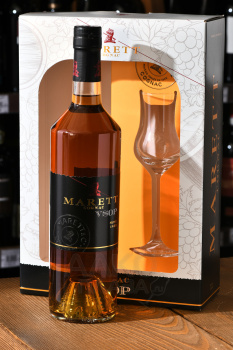 Marett VSOP - коньяк Маретт ВСОП 0.7 л в п/у + бокал