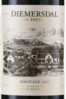 Diemersdal The Journal Pinotage - вино Димерсдаль Зэ Джоурнал Пинотаж 0.75 л красное сухое в п/у