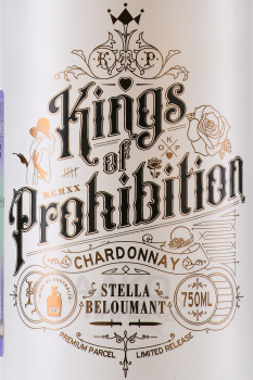 Stella Belumant Kings of Prohibition Chardonnay - вино Стелла Белумант Кингс оф Прохибишэн Шардоне 0.75 л белое сухое