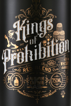 Kings of Prohibition Red Blend - вино Аль Капоне Кингс оф Прохибишэн Ред Бленд 0.75 л красное полусухое