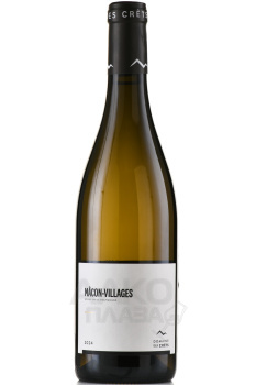 Domaine des Crets Macon-Villages - вино Домен Де Кре Макон-Виляж 0.75 л белое сухое