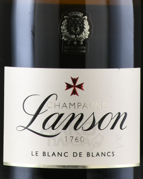 Lanson Le Blanc de Blancs Brut Champagne - шампанское Шампань Лансон ле Блан де Блан Брют 0.75 л белое брют