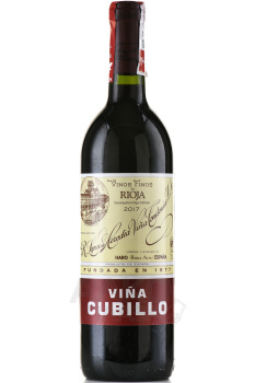 Vina Cubillo Crianza Rioja DOCa - вино Винья Кубийо Крианса Риоха ДОКа 0.75 л красное сухое