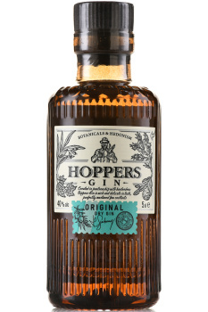 Hoppers Original Dry - джин Хопперс Ориджинал Драй 0.05 л