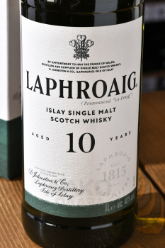 Laphroaig 10 Years Old - виски Лафройг 10 лет 1 л в п/у