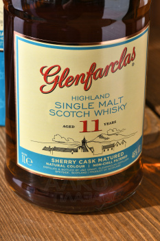 Glenfarclas 11 Years Old - виски Гленфарклас 11 лет 1 л в тубе