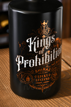 Kings of Prohibition Lucky Luciano Shiraz - вино Кингс оф Прохибишэн Лаки Лучано Шираз 0.75 л красное полусухое