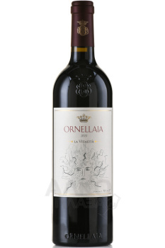 Ornellaia Bolgheri Superiore DOC - вино Орнеллайя Болгери Супериоре ДОК 2018 год 0.75 л красное сухое
