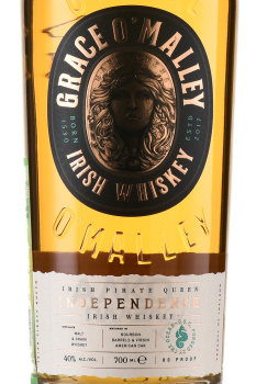 Grace O’Malley Independence Blended Irish Whiskey - виски Грейс О’Мэлли Индепенденс 0.7 л