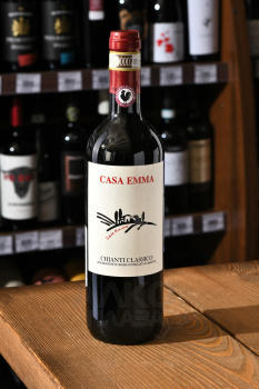 Casa Emma Chianti Classico DOCG - вино Каза Эмма Кьянти Классико ДОКГ 0.75 л красное сухое