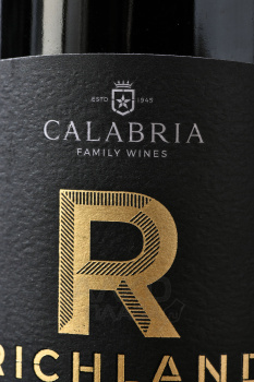 Calabria Richland Shiraz - вино Калабриа Ричланд Шираз 0.75 л красное сухое