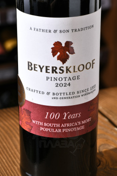 Beyerskloof Pinotage Western Cape - вино Бейерсклуф Пинотаж 0.75 л красное сухое