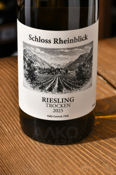 Schloss Rheinblick Riesling - вино Шлосс Райнблик Рислинг 0.75 л белое сухое