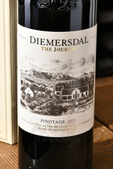 Diemersdal The Journal Pinotage - вино Димерсдаль Зэ Джоурнал Пинотаж 0.75 л красное сухое в п/у