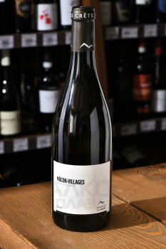 Domaine des Crets Macon-Villages - вино Домен Де Кре Макон-Виляж 0.75 л белое сухое
