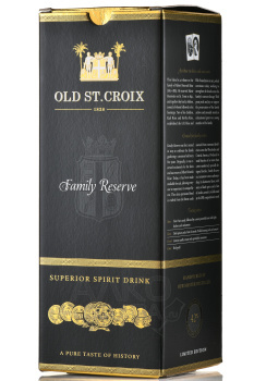 Old St. Croix (A.H. Riise) Family Reserve gift box - ром Олд Санта Крус (А.Х. Риисе) Фэмели Резерв 0.7 л в п/у
