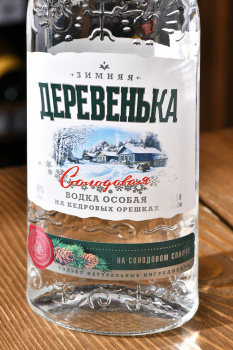Зимняя Деревенька Кедровая на солодовом спирте Альфа 0.5 л