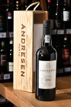 Andresen Vintage 2002 - портвейн Андресен Винтейдж 2002 год 0.75 л красный в д/у