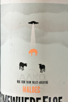 Somewhere Else Malbec - вино Самвэа Элс Мальбек 0.75 л красное сухое