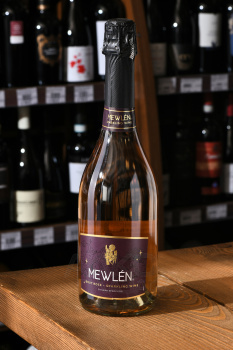 Mewlen Rose Brut - вино игристое Мевлен Розе 0.75 л розовое брют 