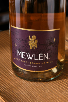 Mewlen Rose Brut - вино игристое Мевлен Розе 0.75 л розовое брют 