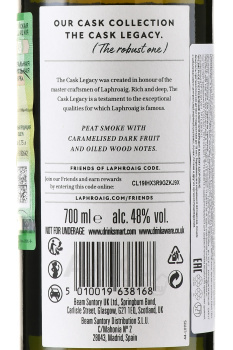 Laphroaig The Cask Legacy Edition - виски Лафройг Зе Каск Легаси 0.7 л в п/у