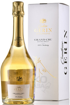 Comtesse Gerin Grand Cru Chardonnay - шампанское Комтесс Жерин Гран Крю Шардоне 0.75 л белое экстра брют в п/у