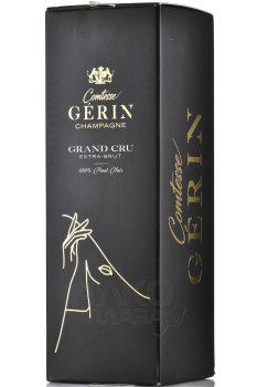 Comtesse Gerin Grand Cru Pinot Noir - шампанское Комтесс Жерин Гран Крю Пино Нуар 0.75 л белое экстра брют в п/у