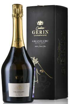 Comtesse Gerin Grand Cru Pinot Noir - шампанское Комтесс Жерин Гран Крю Пино Нуар 0.75 л белое экстра брют в п/у