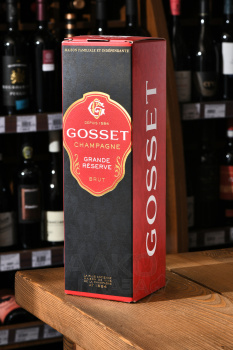 Gosset Brut Grande Reserve gift box - шампанское Госсе Брют Гранд Резерв 0.75 л в п/у