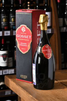 Gosset Brut Grande Reserve gift box - шампанское Госсе Брют Гранд Резерв 0.75 л в п/у
