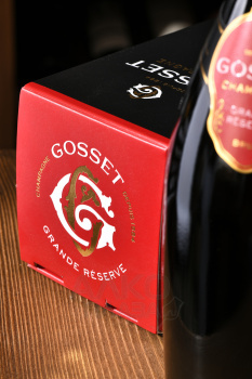 Gosset Brut Grande Reserve gift box - шампанское Госсе Брют Гранд Резерв 0.75 л в п/у