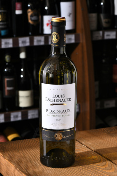 Louis Eschenauer Bordeaux AOC Sauvignon Blanc - вино Луи Эшенауэр Бордо Совиньон Блан 0.75 л белое сухое