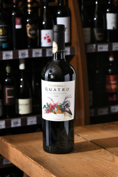 MontGras Quatro DO Valle de Colchagua - вино МонтГрас Куатро ДО Валле де Кольчагуа 0.75 л красное сухое